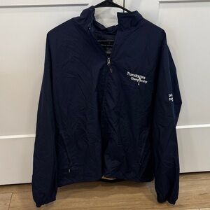 Men's Navy Page & Tuttle Brand Full zip Jacket Size XL